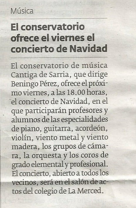 Concierto nacdal ElProgreso